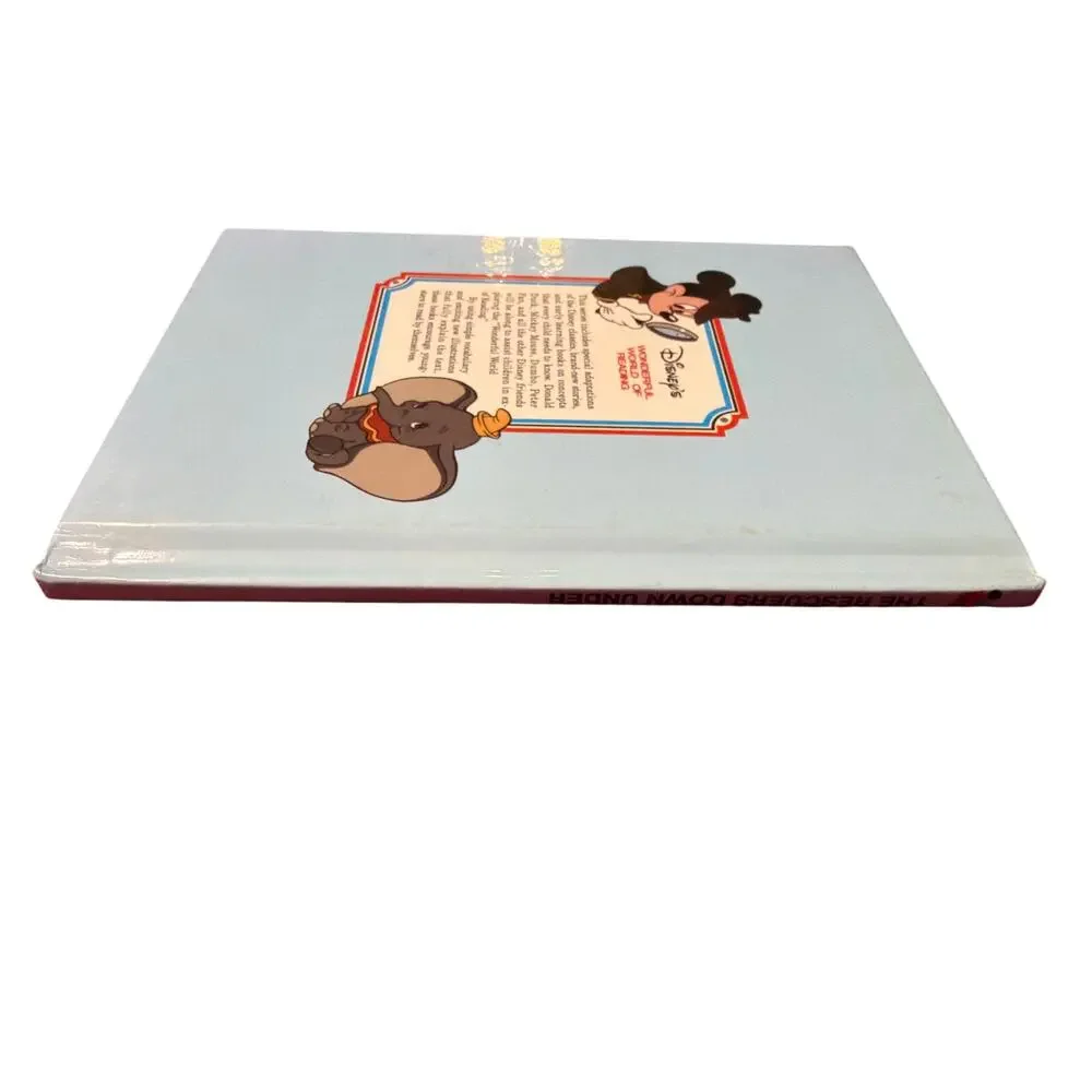 Disney's The Rescuers Down Under Wonderful World of Reading Hardcover Book VTG